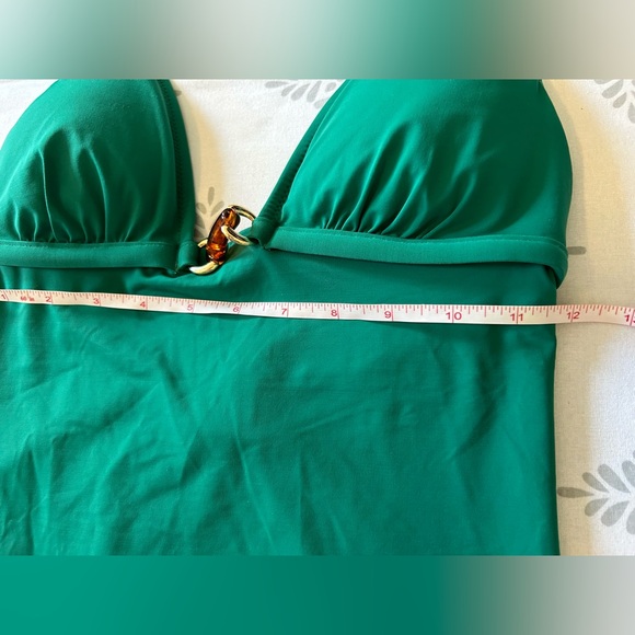 MSRP $105! NWT - J. Crew Emerald Green One Piece Swimsuit - Adj. Halter - Picture 10 of 13